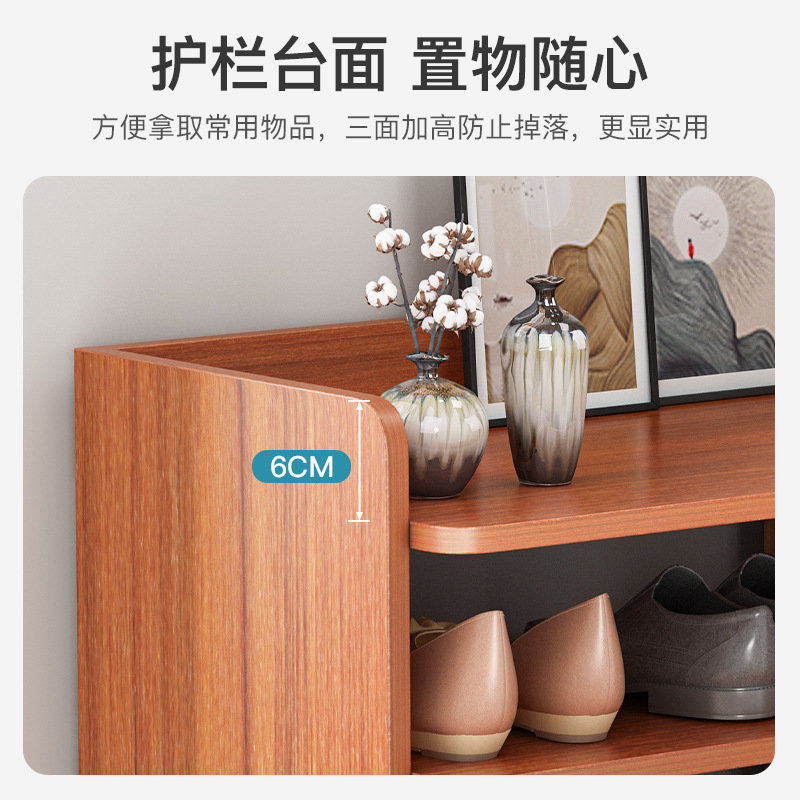 Zapatero puerta del hogar en capas de partición sólido durable simple dormitorio artefacto de almacenamiento de gran capacidad de múltiples capas del gabinete del zapato