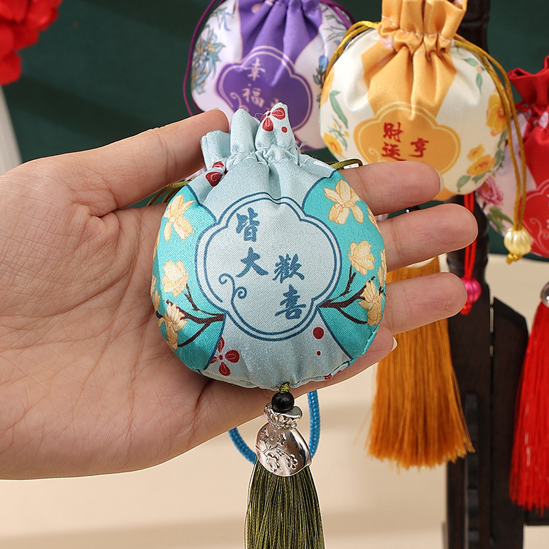 Dragon Boat Festival sachet produit fini pendentif sachet sac vide portable style ancien Hanfu sac à main petit cadeau pendentif sac porte-bonheur voiture suspendue