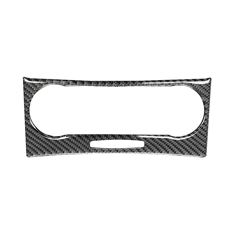 중앙 에어컨 패널 장식 스티커(B형 검정색)