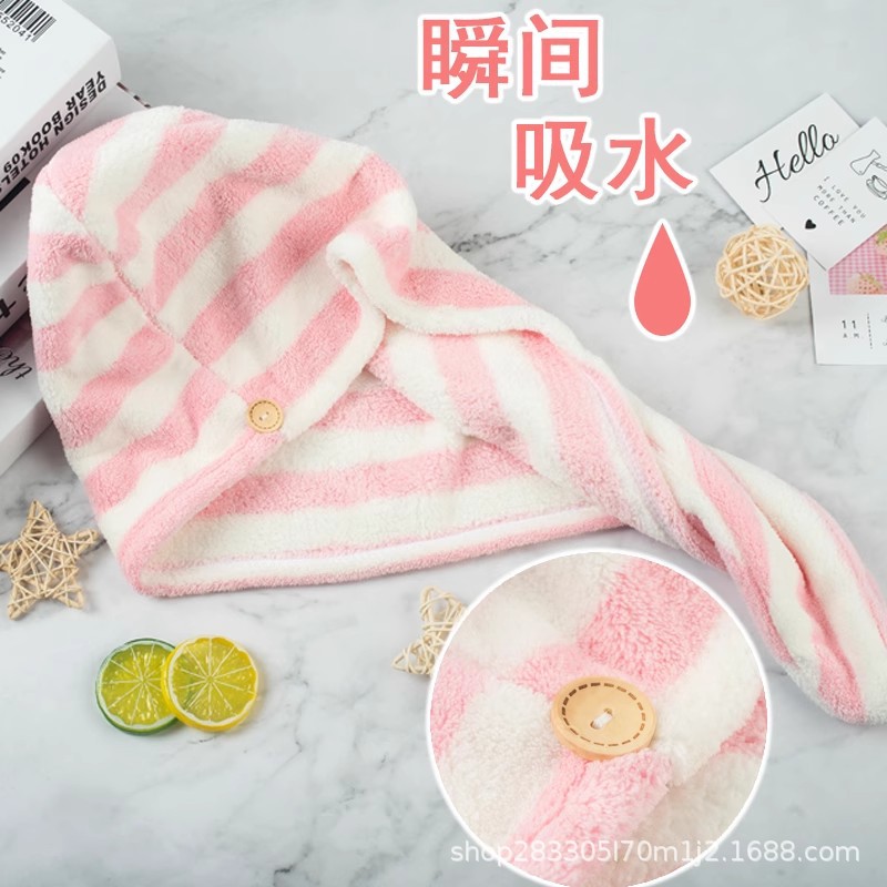 Sombrero de cabello seco para mujer absorción toalla de cabello seco para limpiar el cabello toalla de secado rápido paquete de toallas lindas sombrero de baño cabello largo