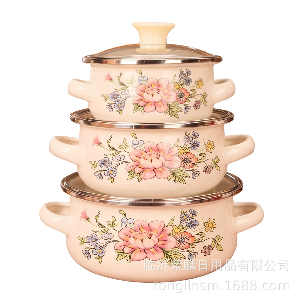 Comercio exterior esmalte de espejo 3 piezas de conjunto de paneles de cocina