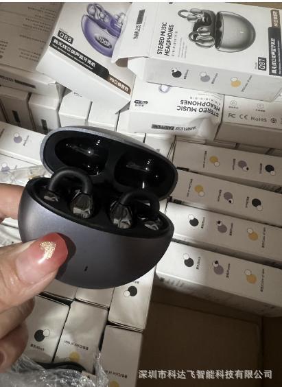 2025気骨伝導ベルリンの声クリップ耳式無線bluetoothイヤホン高颜値運動長航続Q87|undefined