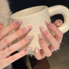 Short nail stickers, nude fake nails for manicure for nails, wholesale, ready-made product