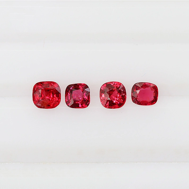 Organic square quality multicoloured gemstone for ring, stone inlay, wholesale, with gem