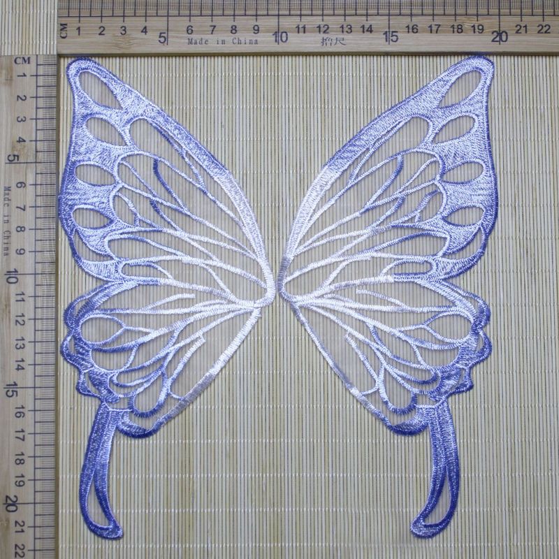 蝶レースの背中襟刺繍胸花ポリエステル刺繍下着レース襟花服装補助材料|undefined