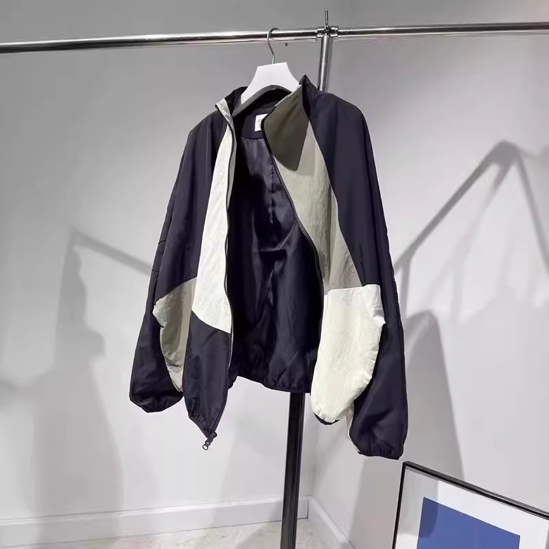 ヨーロッパの商品は色にぶつかって独特な斜めのドアの襟をつなぎ合わせます。|undefined