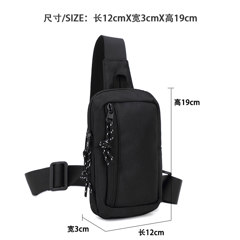 Messenger Bag men's fashion brand Japanese street Trend Sports Mini chest bag ins men's messenger bag simple cross bag