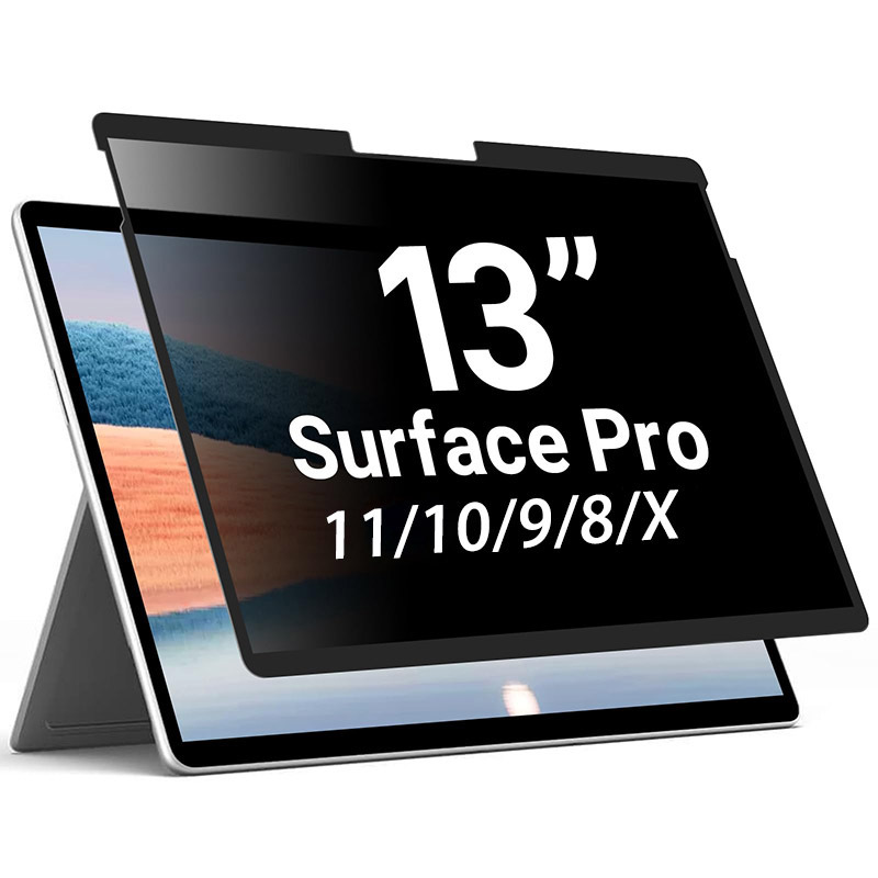 Cross-Border Microsoft Surface Pro11 Privacy Film Nano Suction Cup 24 Pro10 Detachable Privacy Film Suitable