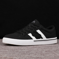 三條情侶款板鞋平底運動鞋三道槓滑板鞋休閒款