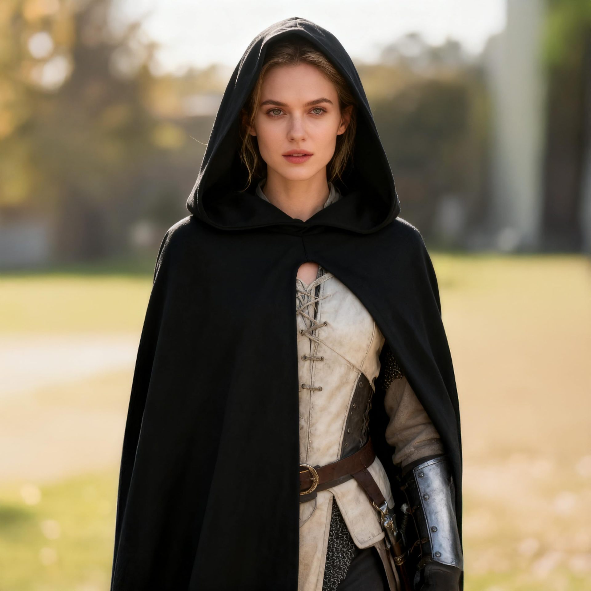 2025 Cross-Border Medieval Retro Cloak Halloween Stage Performance Costume Pirate Costume Warrior Costume Knight