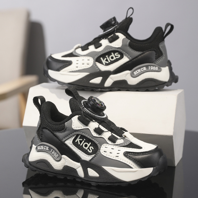 Zapatos para niños 2025 primavera y verano nuevo estilo malla transpirable zapatos deportivos para niñas