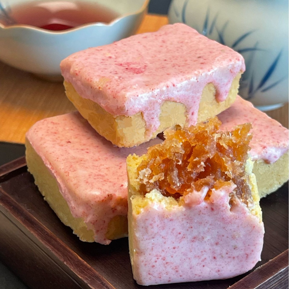 中秋月饼凤梨酥8分熟凤梨熬制苹果酥龙眼酥荔枝酥伴手礼旅游景点