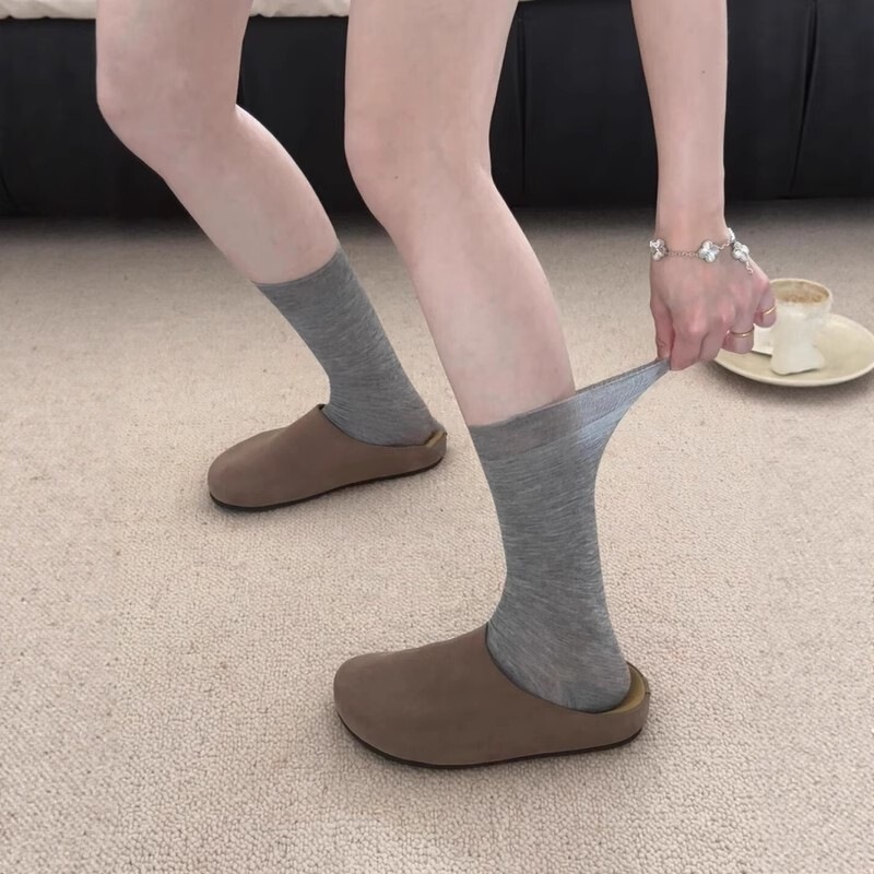 The "Japanese Gray" is so clear and light! 40-count ultra-thin long-staple cotton maternity socks~The top choice for ultra-light summer socks The "Japanese Gray" is so clear and light! 40-count ultra-thin long-staple cotton maternity socks~The top choice for ultra-light summer socks
