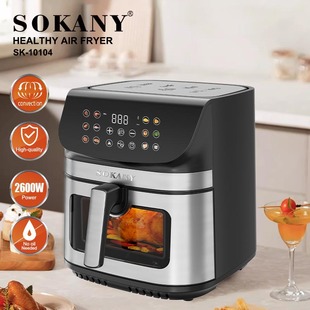 Sokany10104 Air Fryer Cross-Border Household Large Capacity 12L Visual Touch Screen Electric Fryer Export Export