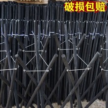 开业花篮三脚架花架木质黑色插花架三角架支架实木架花店用品包邮