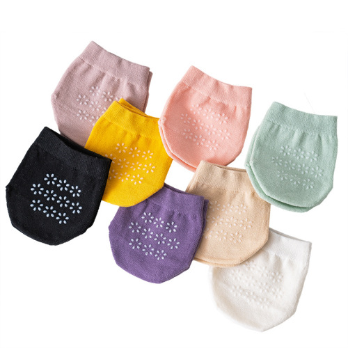 Half-length socks for women's forefoot cotton socks with shallow mouth, thin summer style, invisible glue, non-slip, non-falling, high-heeled shoes, half-length socks