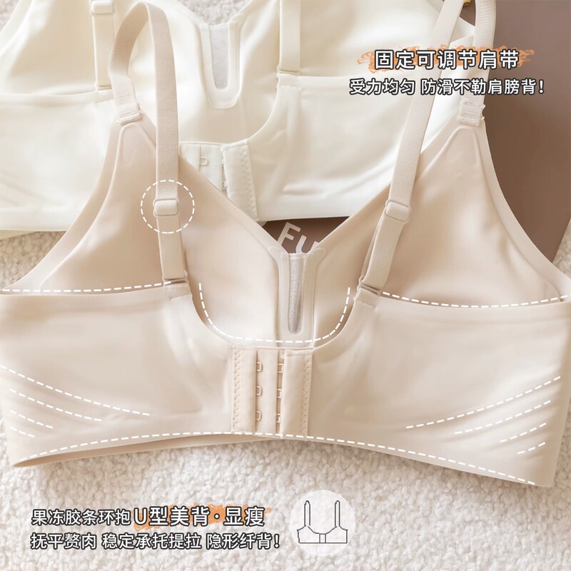 ゼリーの条の柔らかい支えの無痕の下着の女性の薄いタイプの深いvは副乳を収めて垂れ下がることを防ぎます。|undefined