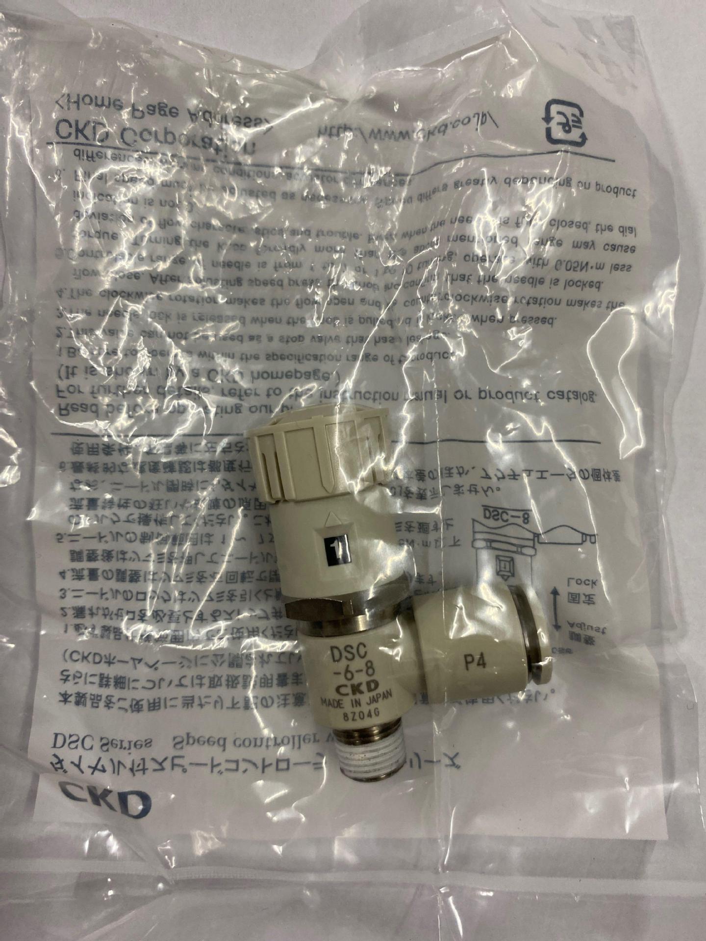 日本CKD精密带刻度节流阀DSC-6/8-8全新原装真品当天发货