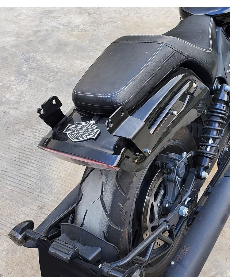 Muscle car Wolf suitable for xiangshuai Yulong JSX700i Ruilong JSX900i backrest modified tail frame tail wing curved bow backrest
