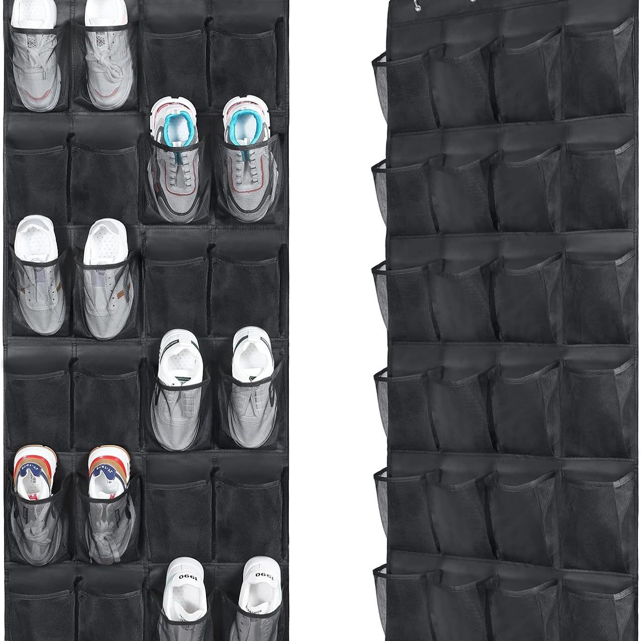 24 검은 색 그물