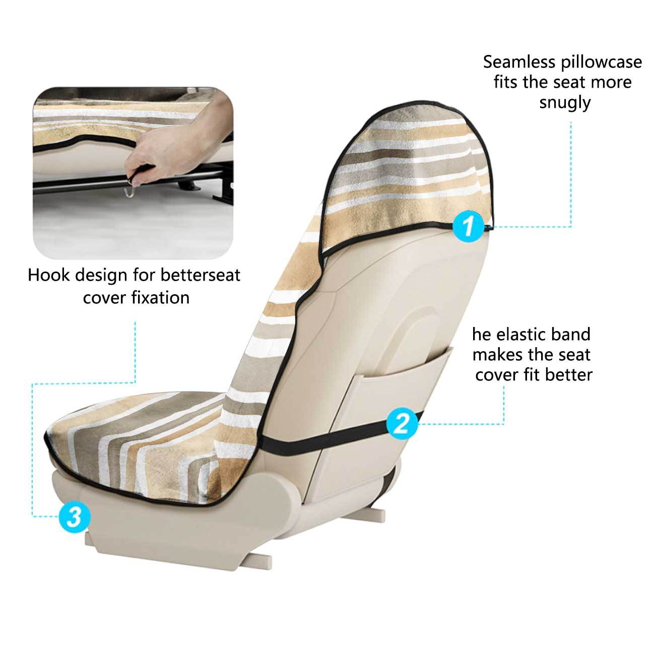 Car seat towel cover for front seats, suitable for gym and exercise, universal for all seasons, car use 171