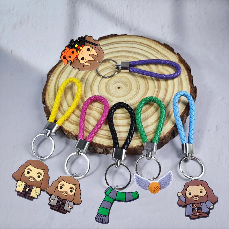 Harry Potter Series Woven Rope Keychain Temu Car Pendant Accessories Backpack Keychain Creative Cartoon Design Harry Potter Series Woven Rope Keychain Temu Car Pendant Accessories Backpack Keychain Creative Cartoon Design