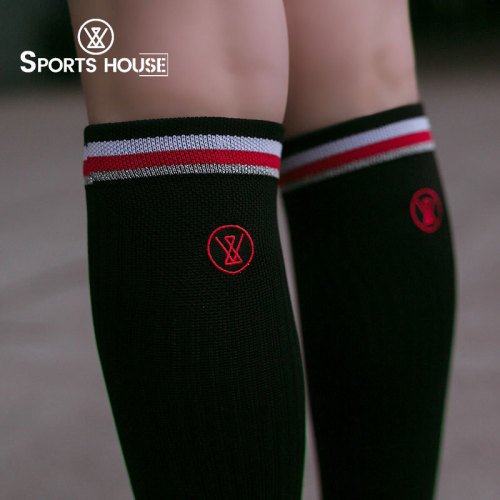 Sport's House Women's Long-Tube Sports Marathon Football Pressure Running Compression JK Socks