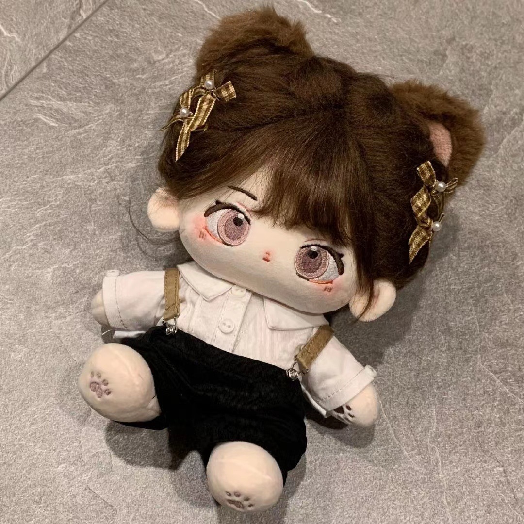 [En Stock al por mayor] 20cm no atributo en stock ropa de muñeca de algodón uniforme escolar traje guapo fresco 20cm ropa de muñeca