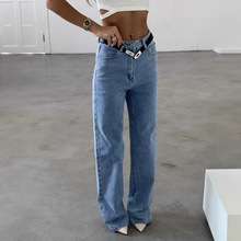 俄罗斯跨境服装爆品牛仔裤女外贸女装爆款裤子OZON/WB现货代发