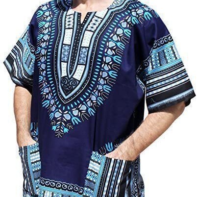 Amazon Raanpahmuang New Product Dashiki Xiji Clothing Men's European and American African Short-Sleeved T-Shirt for Men