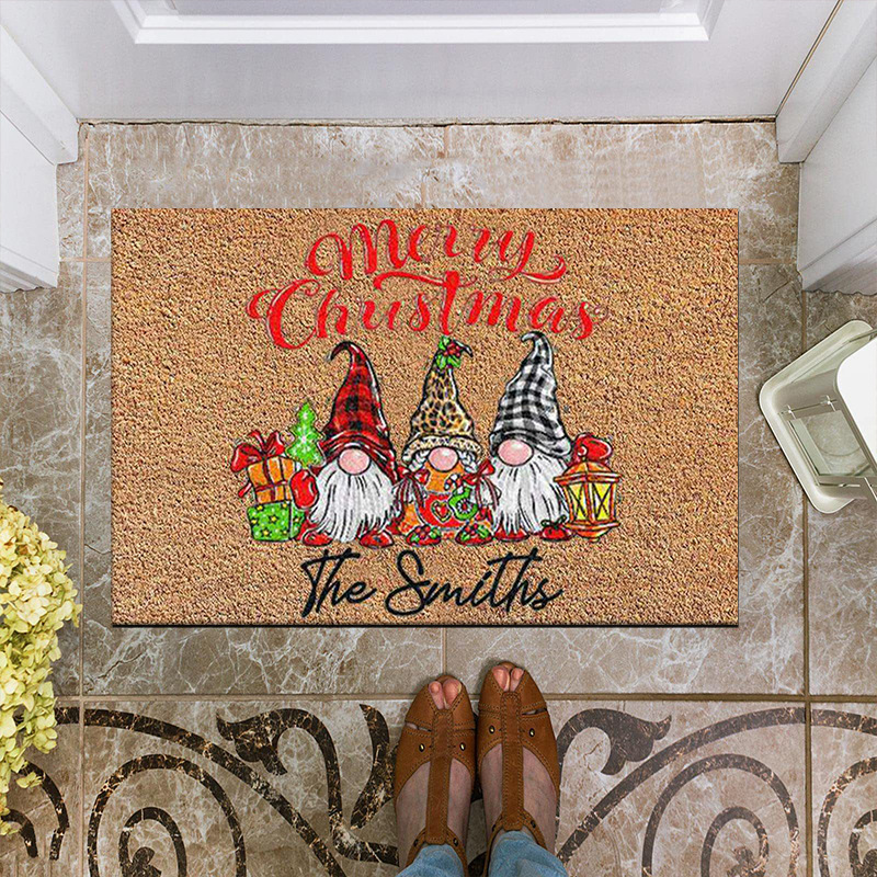 Amazon Dwarf Floor Mat Christmas Decorative Floor Mat Entrance Door Mat Bathroom Absorbent Foot Mat Wholesale