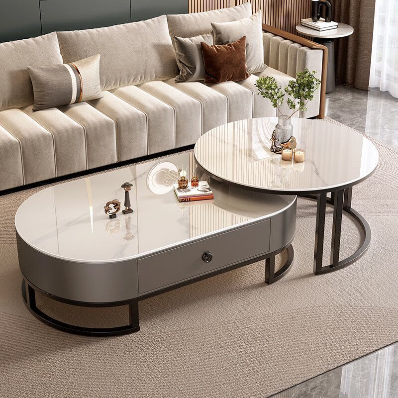 블랙 프레임 그레이 캐비닛 (유광 스노우 마운틴 화이트 + 유광 스노우 마운틴 화이트)