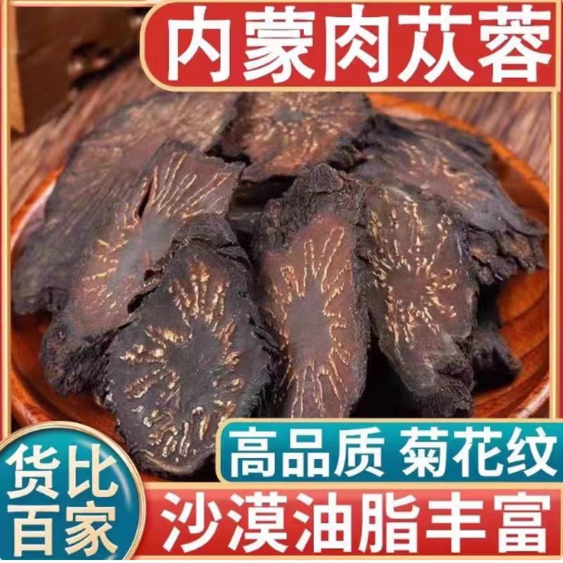 内蒙古阿拉善肉苁蓉 大芸软质油性整根肉苁蓉新货切片中药材批发