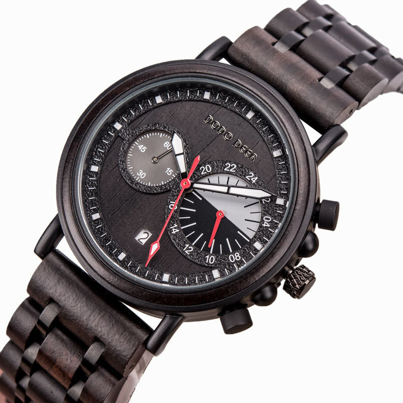 Dodo Deer Fashionable Men's Overseas Quartz Watch Amazon Export Popular Wood Watch Customized Model Dodo Deer Fashionable Men's Overseas Quartz Watch Amazon Export Popular Wood Watch Customized Model