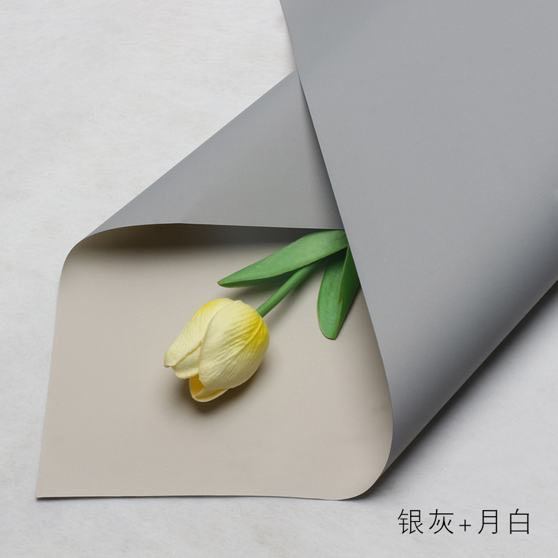 Ouya Paper Series Estilo coreano Primer amor Papel de color sólido Papel de embalaje de flores Ramo floristería Paquete de regalo floral Papel de flores