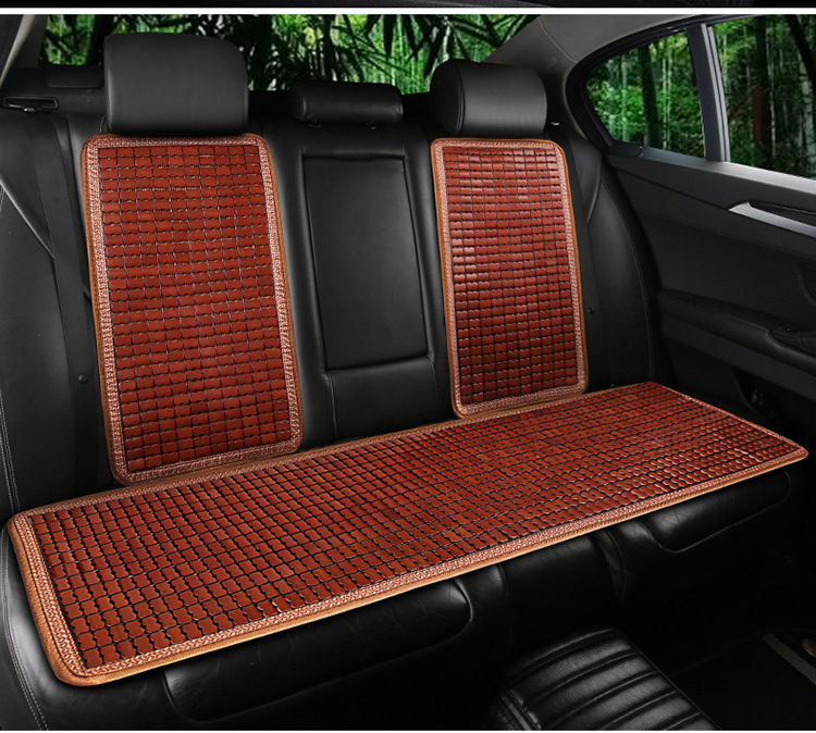 Car seat cushion summer cool cushion five-seat car universal bamboo front waist support single anti-skid rear long car cushion