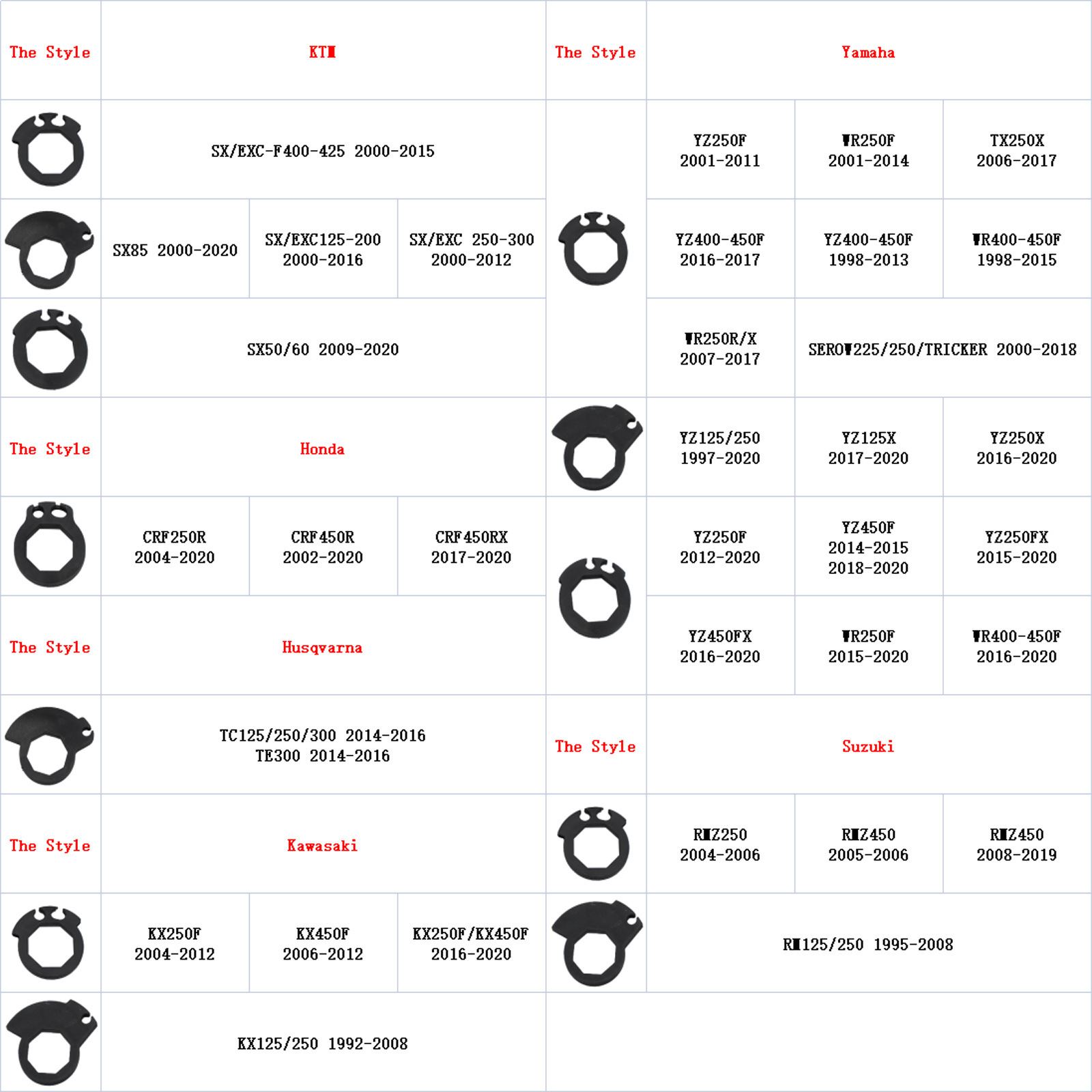 Motorcycle Modified Handlebar Rubber Grips, Off-Road Vehicle Accessories, Handlebar Grips Wholesale, Off-Road Style