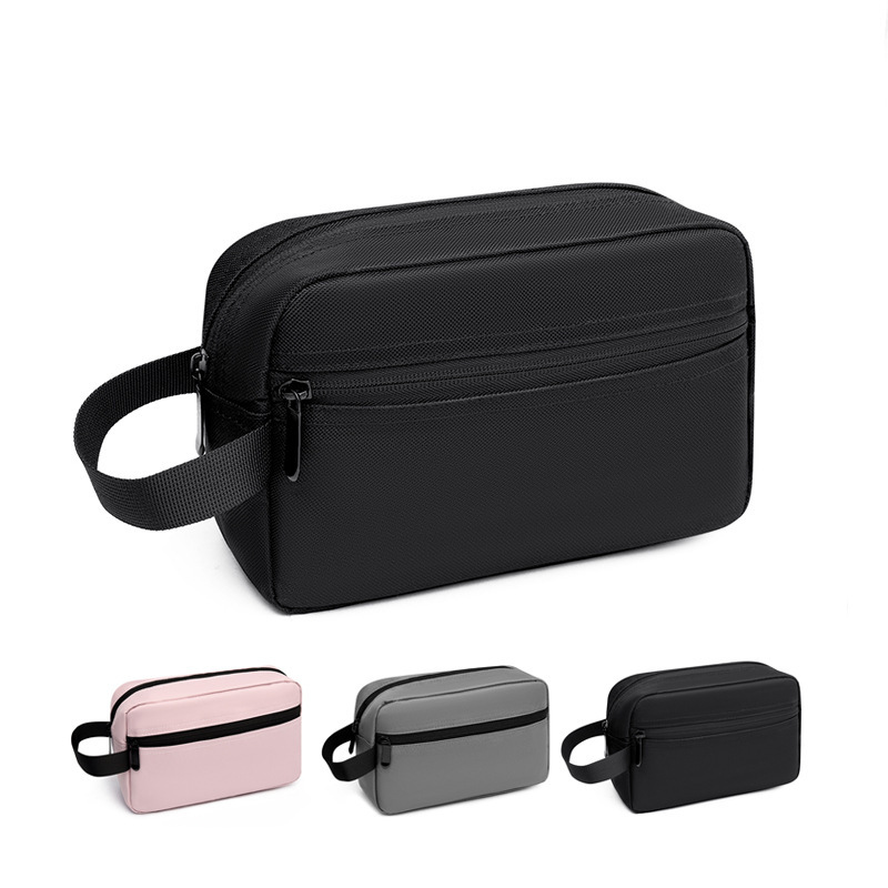 2026 Spring and Summer New Style Portable Double-Layer Cosmetic Bag, Multi-Functional Oxford Cloth Digital Bag, Travel First Aid Kit, Clutch Bag
