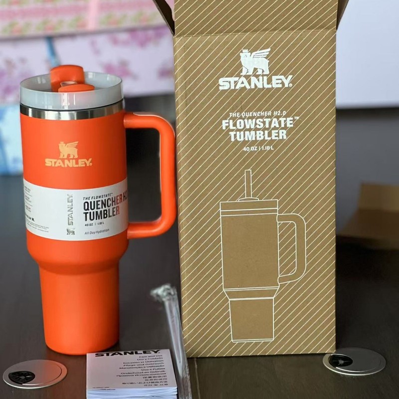 跨境外贸STANLEY史丹利保温杯304不锈钢吸管杯便携户外车载运动杯|undefined
