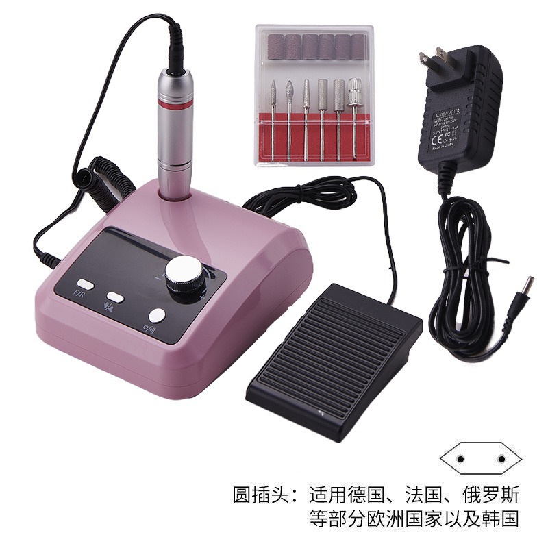 Lijadora de uñas Lijadora de uñas eléctrica transfronteriza Descargador de uñas especial 35000RPM Lijadora de uñas Herramienta de uñas