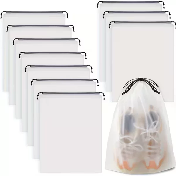 Temu Dropshipping Drawstring Pouch Travel Storage Shoe Organizer Drawstring Face Towel Bag Waterproof Dustproof Storage Bag