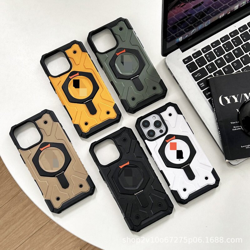 Ua Second Generation g Explorer Bracket Magnetic Suction Suitable for Samsung S23Ultra Four-Corner Anti-Fall Mobile Phone Case S25 with Packaging Ua Second Generation g Explorer Bracket Magnetic Suction Suitable for Samsung S23Ultra Four-Corner Anti-Fall Mobile Phone Case S25 with Packaging