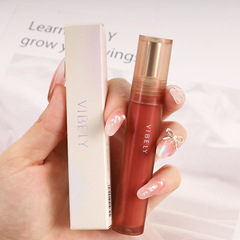 VIBELY貝殼鏡面水光空氣唇釉 持久保濕輕薄半啞光口紅女顯白唇彩