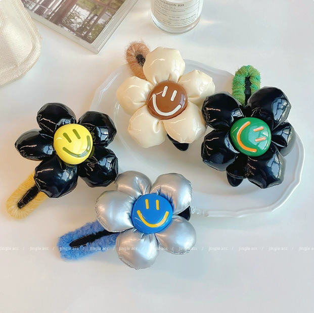 Temperamento flores otoño invierno bandeja clip de cabello de alta calidad clip de tiburón clip de cabello elegante mujer 2024 nuevo estilo detrás de la cabeza adornamiento de cabello