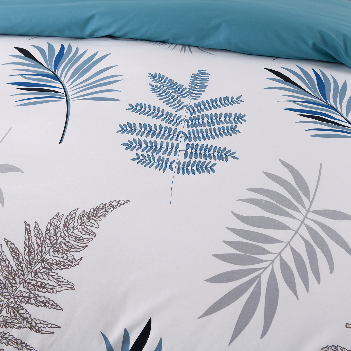 Algodón puro de cuatro piezas de ropa de cama dormitorio de estudiantes sábana cubierta del edredón Algodón puro simple piel-friendly nueva cubierta del edredón impreso Doble