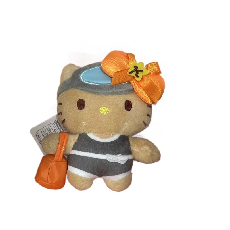 济州岛黑皮限定新款HelloKitty可爱毛绒挂件钥匙扣海女kt热门礼物|undefined