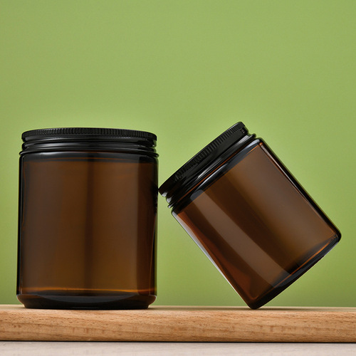 10g brown glass cream bottle, brown light-proof cosmetic bottle, 100g eye cream bottle, face cream bottle, empty bottle