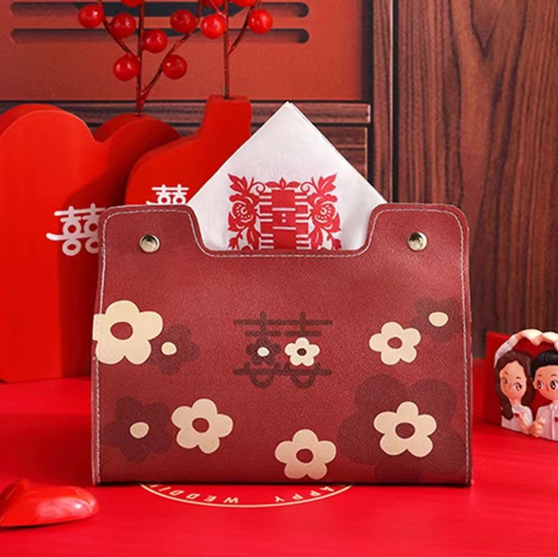 ティッシュペーパーボックス、結婚式や婚約の装飾品、レザーティッシュカバー、結婚式の部屋の装飾、ティッシュカバーバッグ、ウェディング用品|undefined