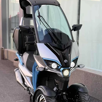 ADIVA AD1 200 Reverse Tricycle Motorcycle, can be registered, original with canopy, Adiva 200 (Motosikletlər)
