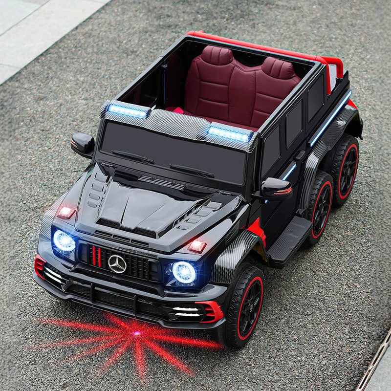 子供の電気自動車の六輪のオフロード車の赤ちゃんのおもちゃの車は大人の男の子に乗ることができます。|undefined